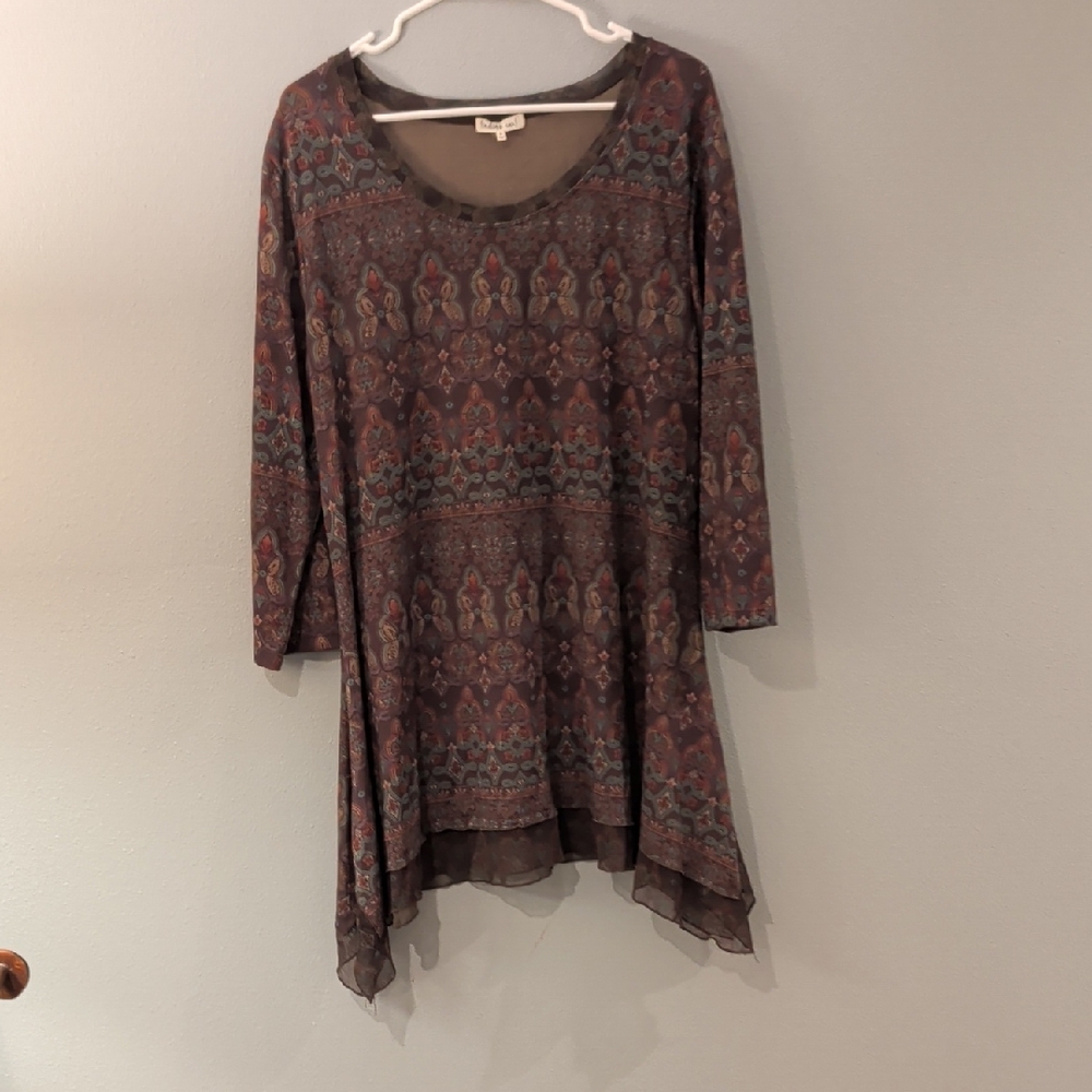 Indigo Soul Earthy Brown Tunic